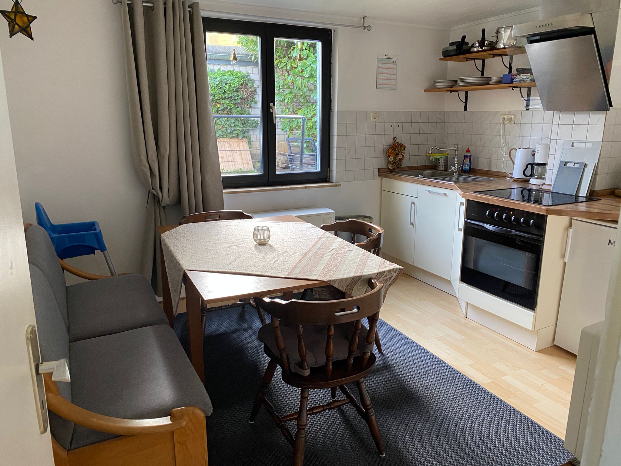 Vollausgestattete Küche der Ferienwohnung